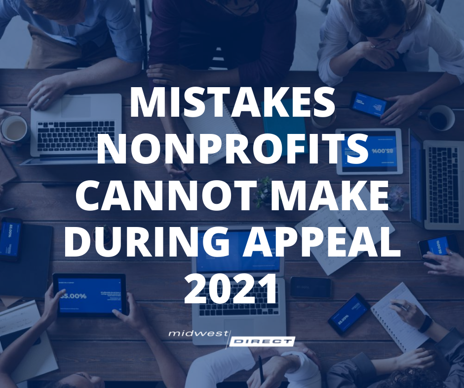 Three Mistakes Nonprofits Cannot Make During Appeal 2021